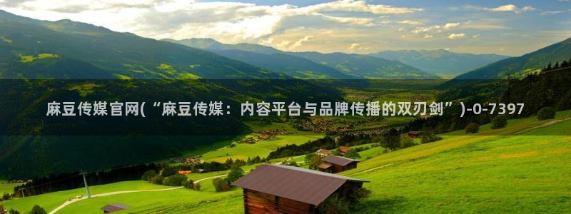 麻豆视频截图：麻豆传媒官网(“麻豆传媒：内容平台与品牌传播的双刃剑”)